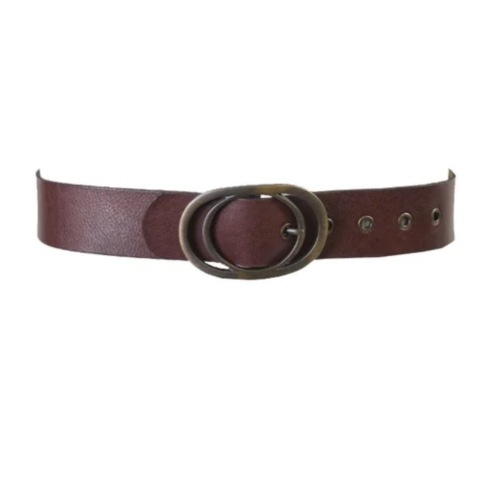 Vintage Fossil Double Oval Belt